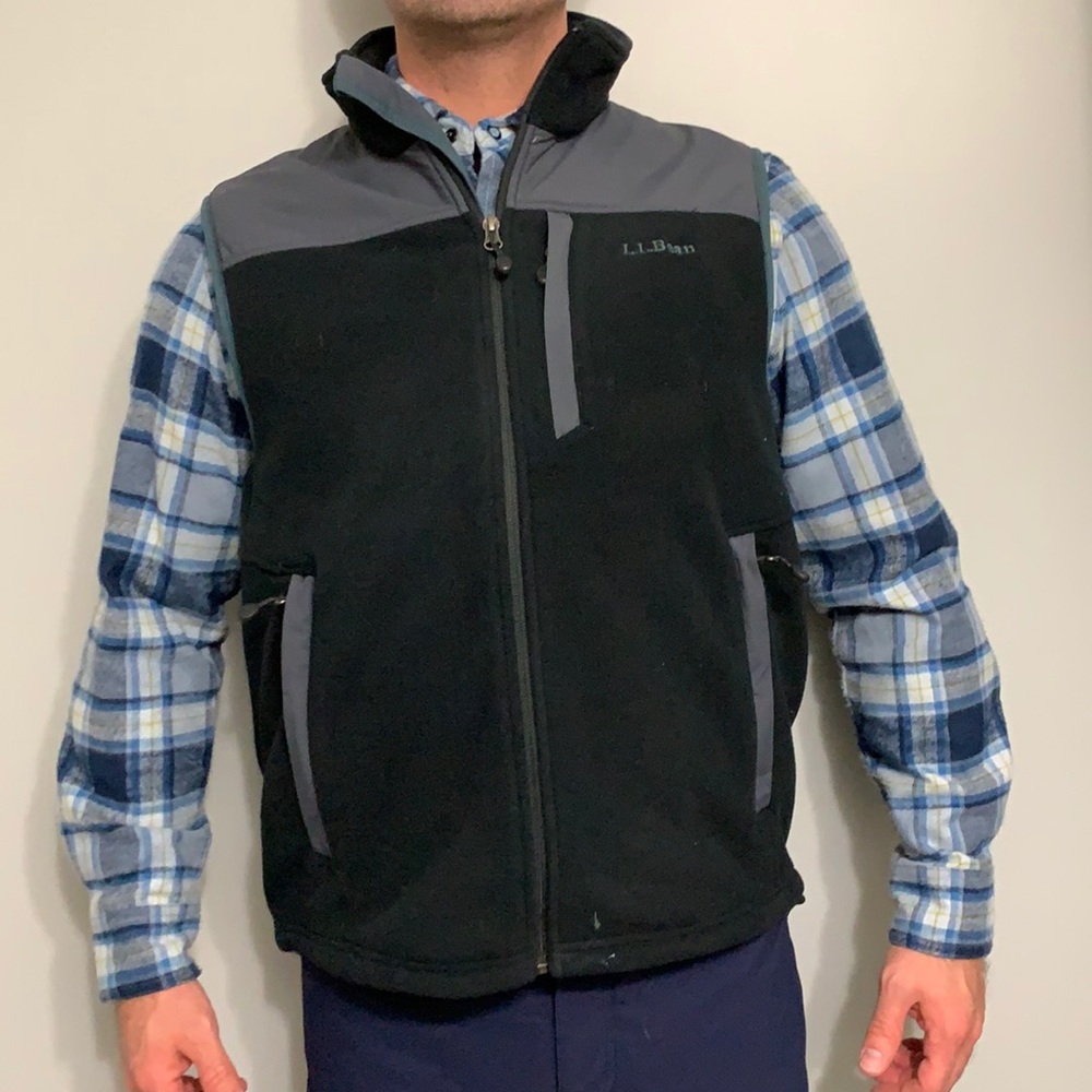 L.L.Bean fleece vest